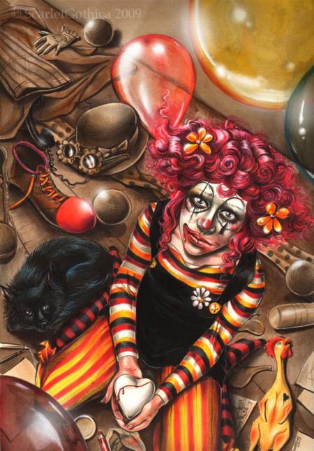 Jigsaw Puzzle - Clown Girl (#2701N23008) - 500 Pieces Ricordi